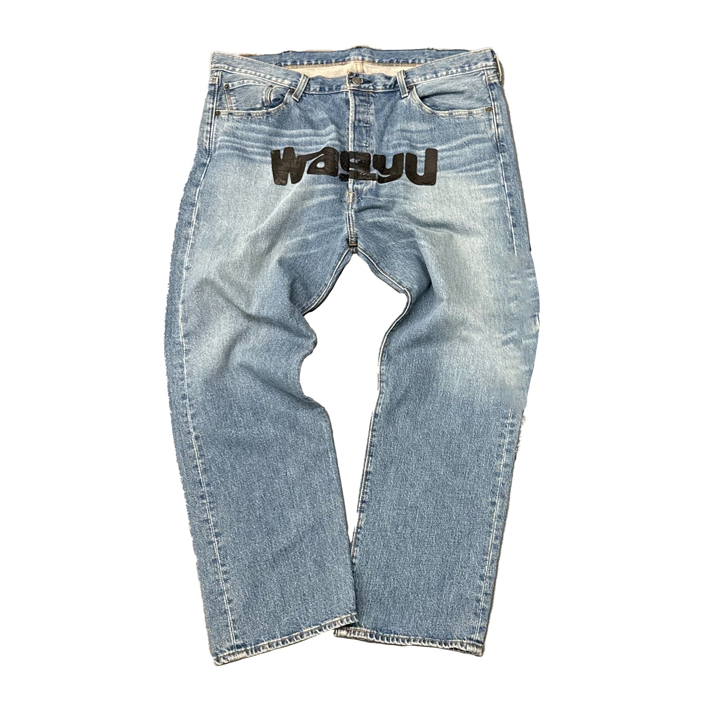 Light Wash Logo Denim