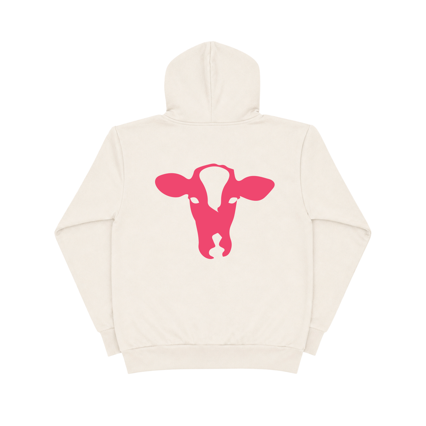Cream Collegiate Logo 2.0 Zip-Up Hoodie