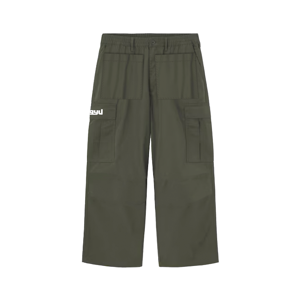 Basic Logo Cargo Pants Green