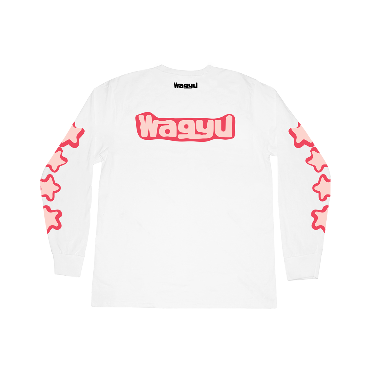 Sticker Logo L/S Tee Black
White