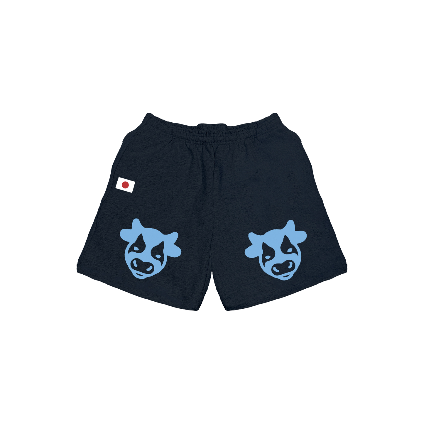 Double Cow Logo Shorts Navy