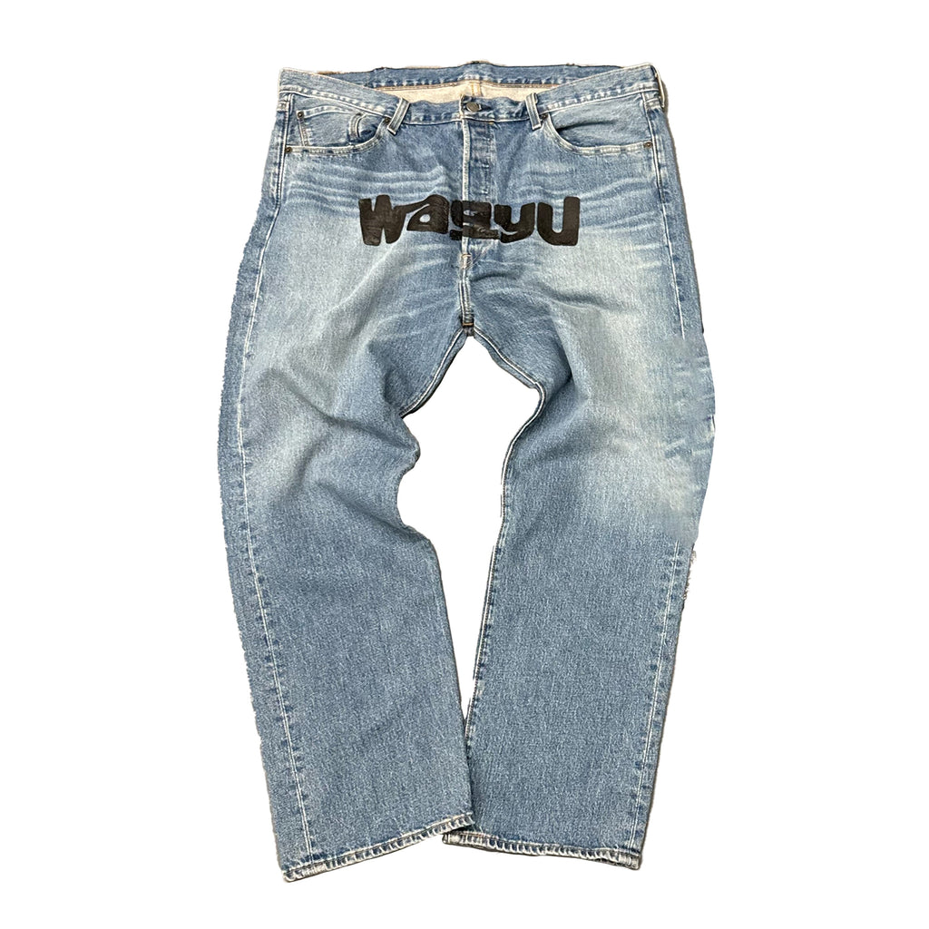 Light Wash Logo Denim