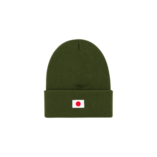 Basic Logo Beanie Army Green