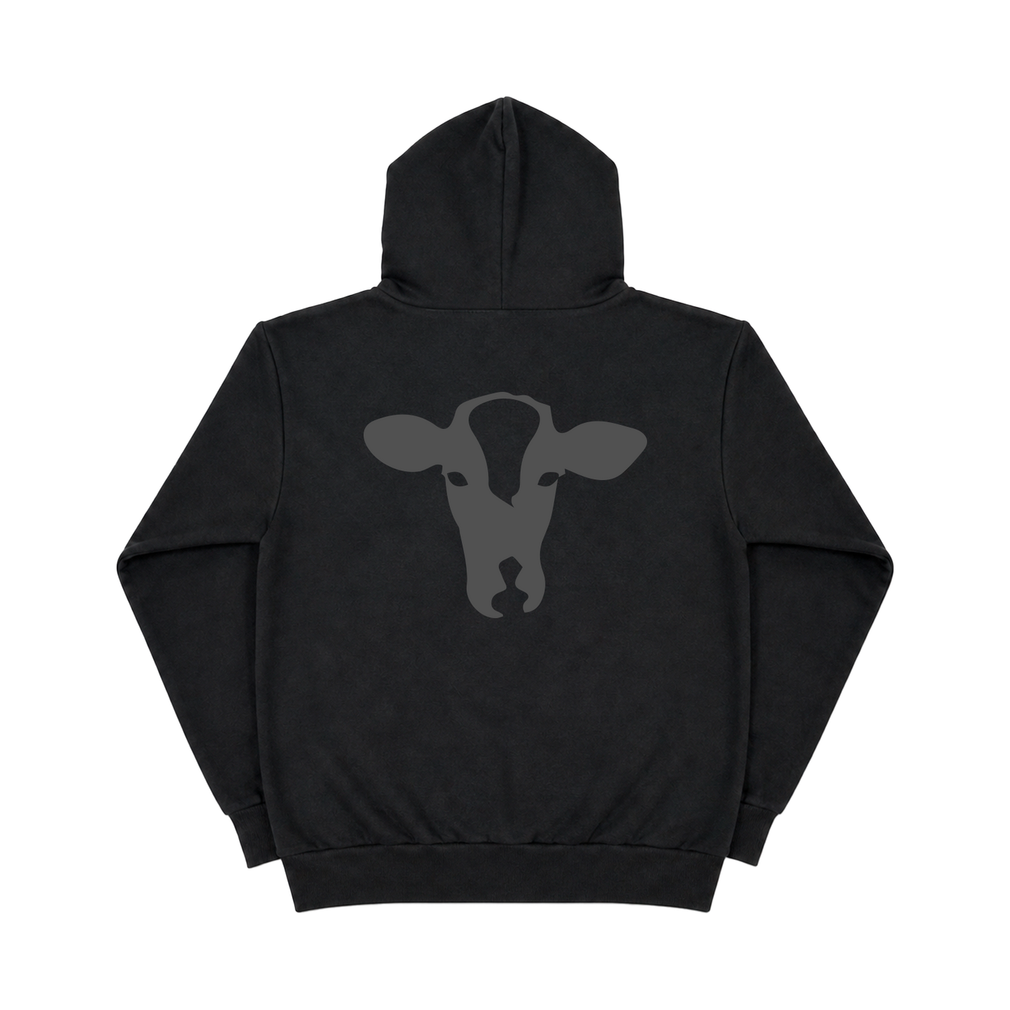 Black Collegiate Logo 2.0 Zip-Up Hoodie