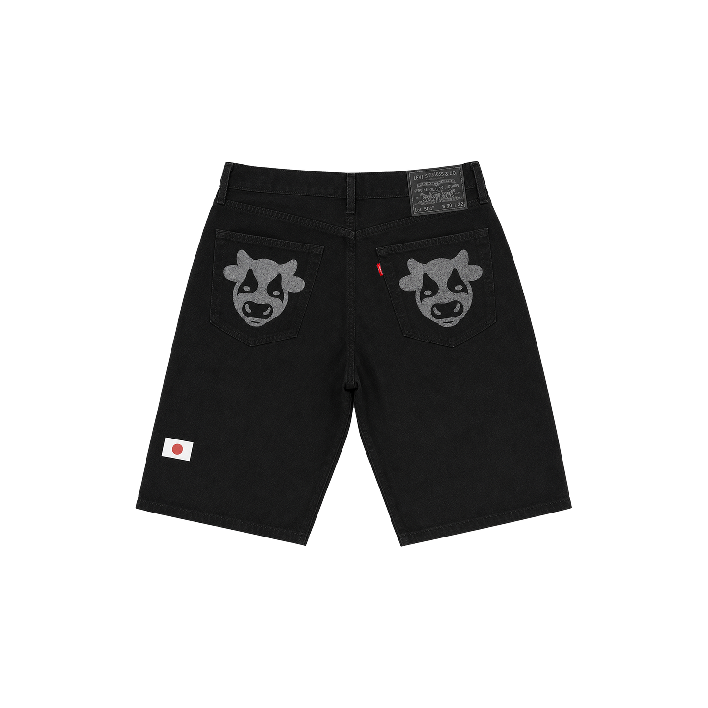 Black Denim Shorts