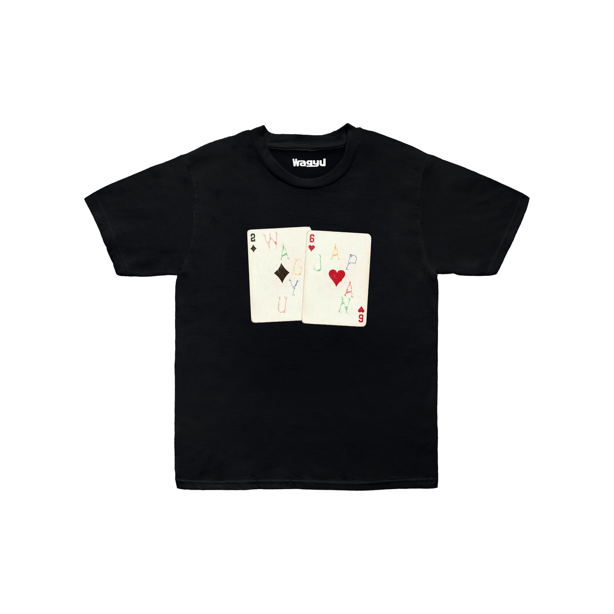 Cards Tee Black