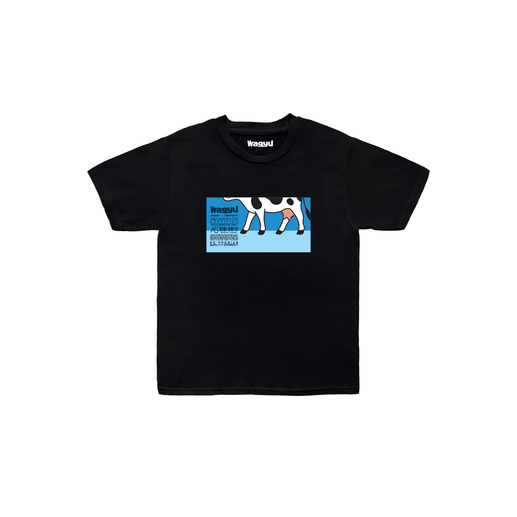 Dairy Sticker Tee Black