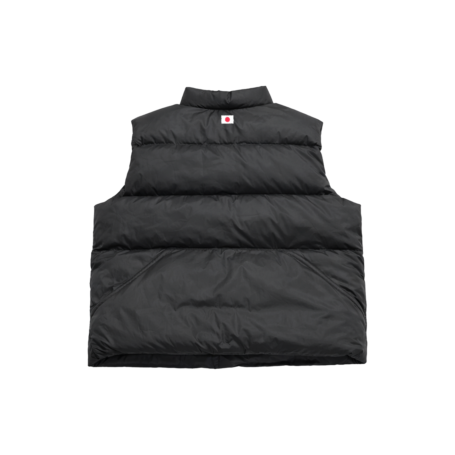 Basic Logo Puffer Vest Black