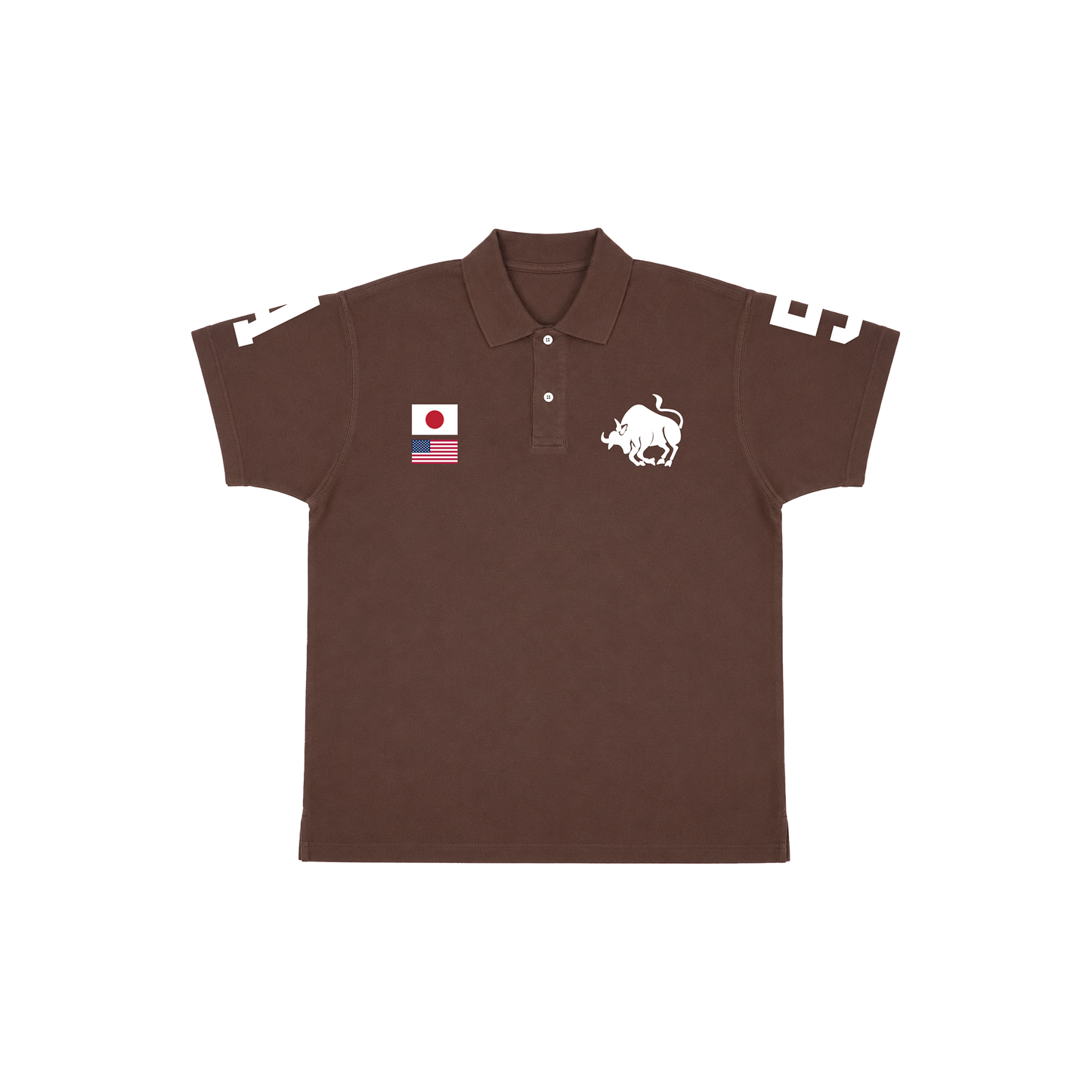 Derby Logo Polo Brown