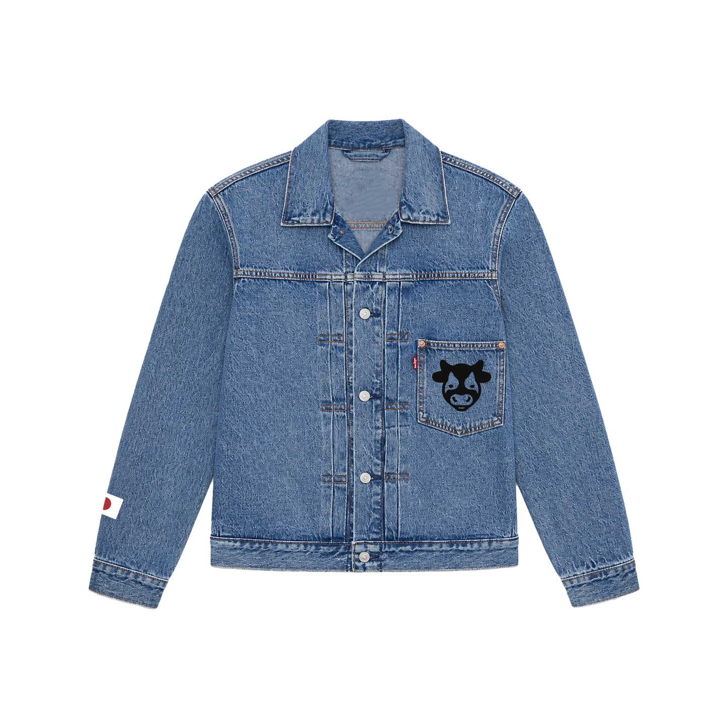 Light Wash Basic Logo Trucker