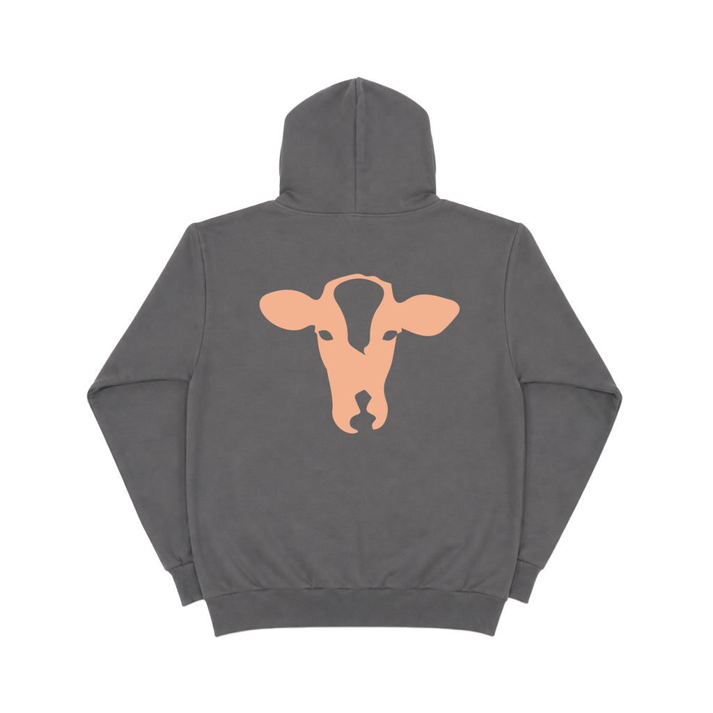 Grey Collegiate Logo 2.0 Zip-Up Hoodie