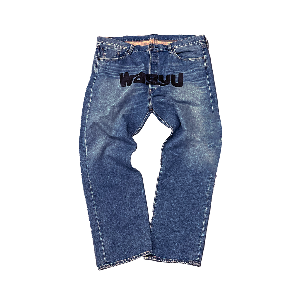 Light Wash Logo Denim