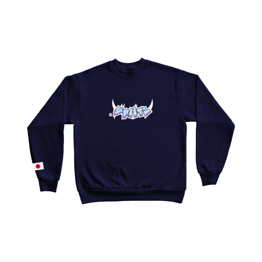 OG Japain Logo Crewneck Navy