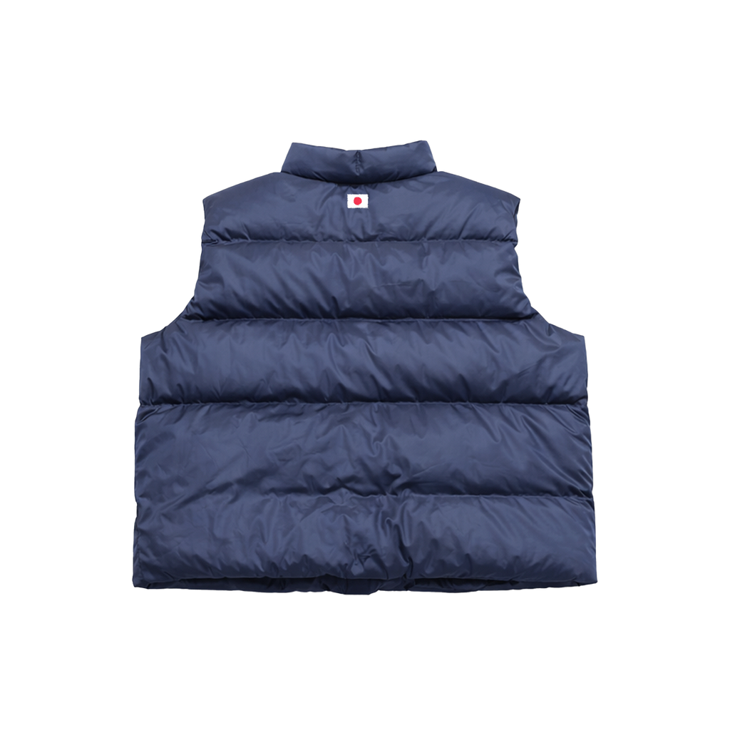 Basic Logo Puffer Vest Navy