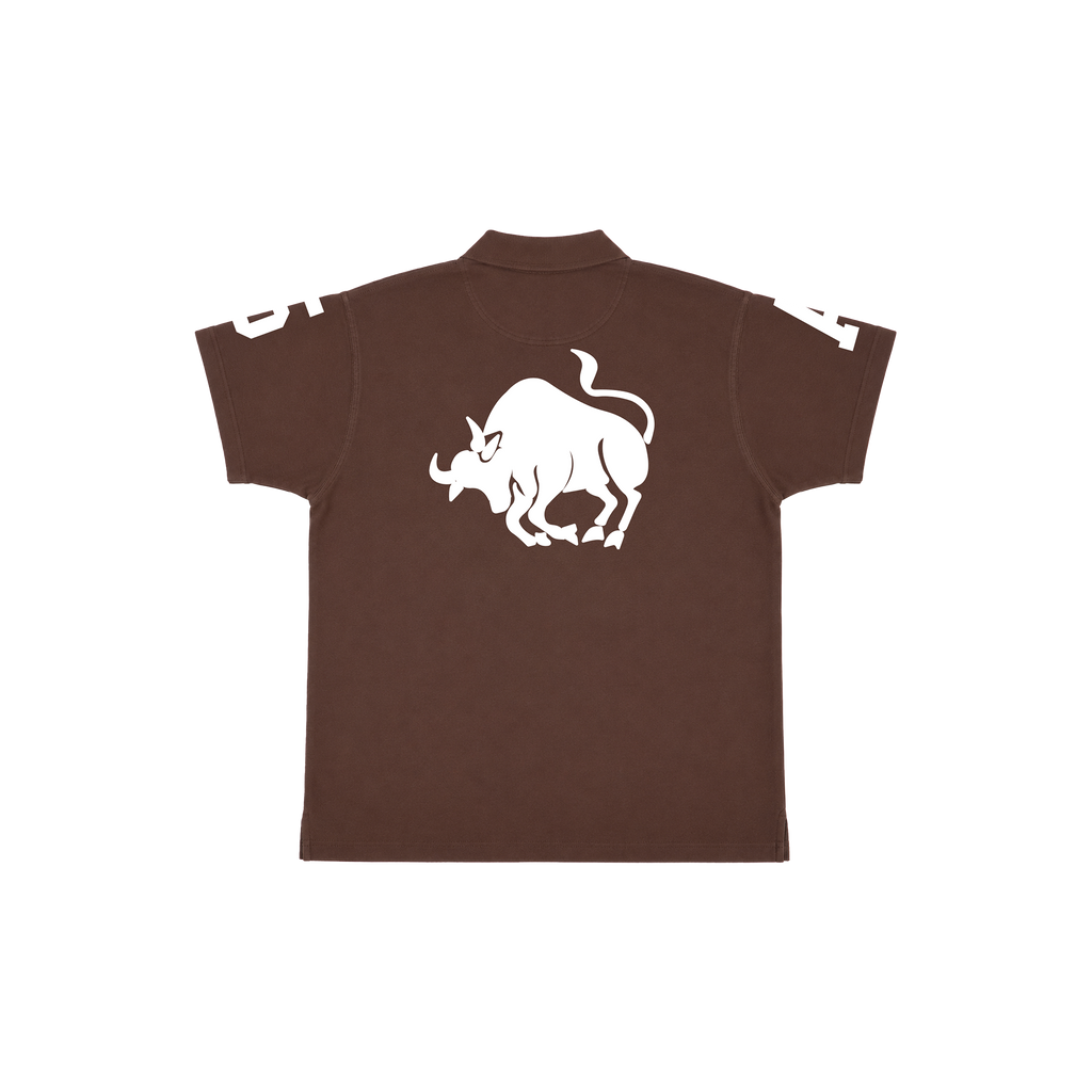 Derby Logo Polo Brown