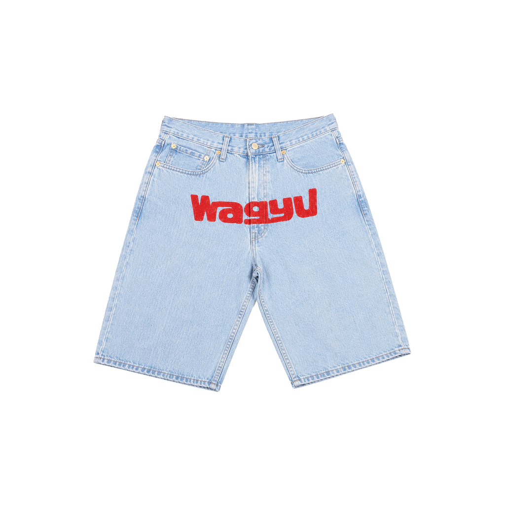 Light Blue Denim Shorts