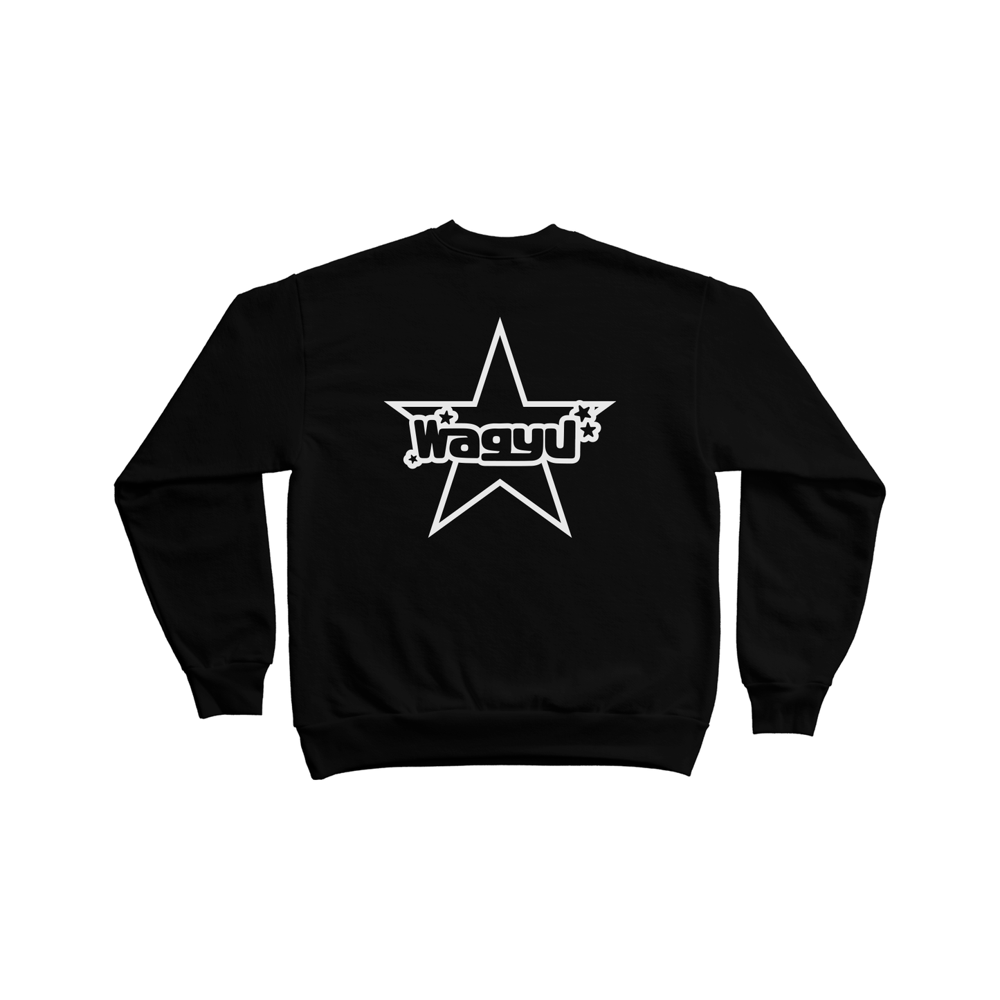 Cosmic Star Crewneck Black