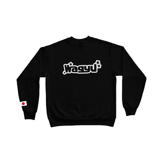 Cosmic Star Crewneck Black