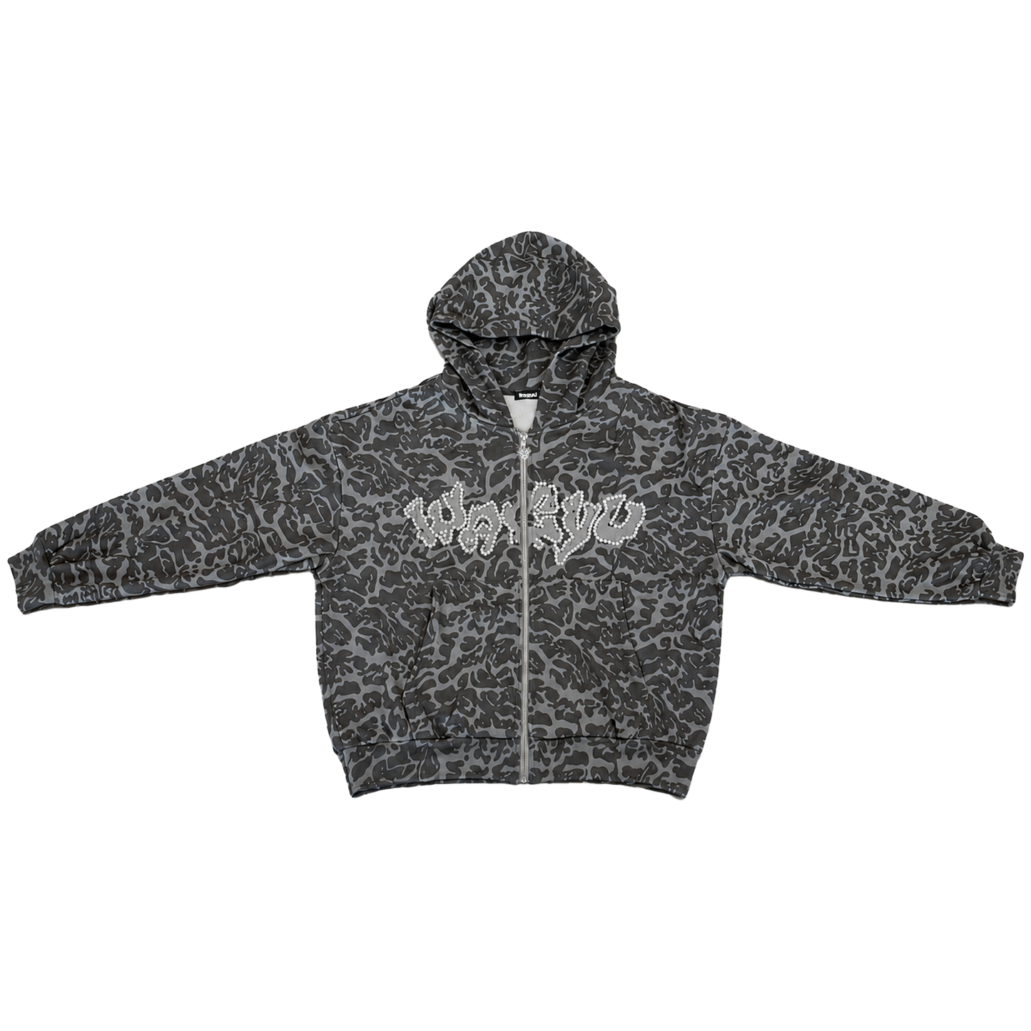 Wagyu & Caviar Camo Zip Up Black
