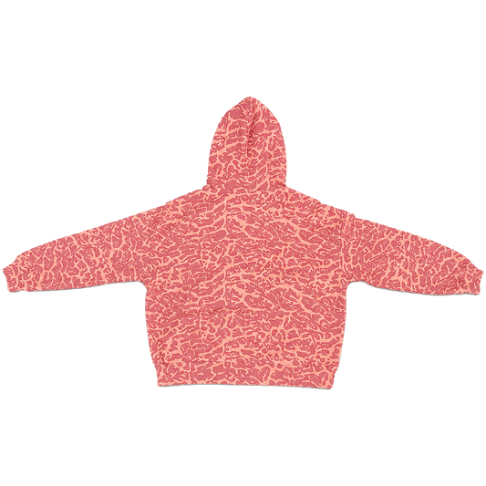 Wagyu & Caviar Camo Zip Up Red
