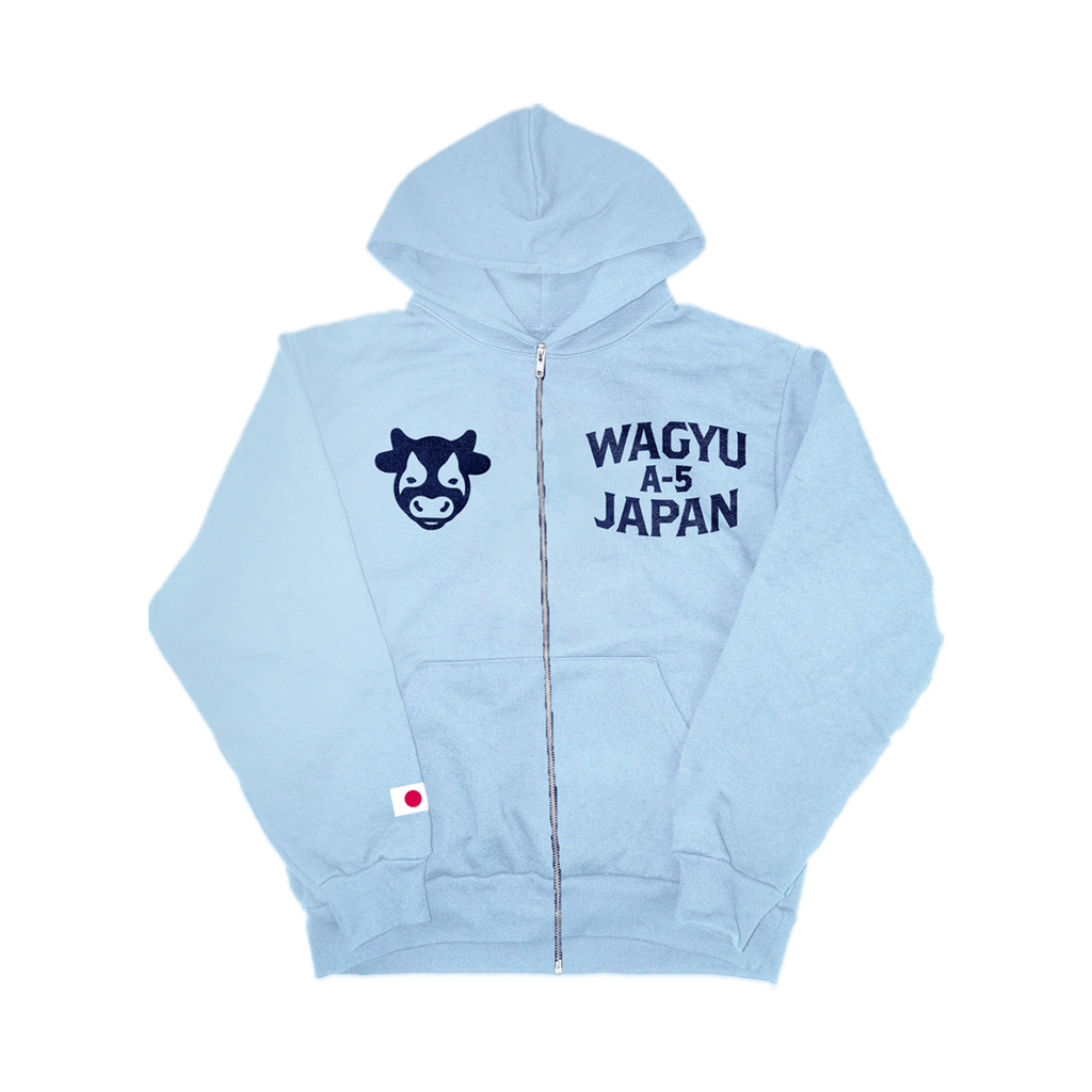 A-5 Baby Blue Zip Up