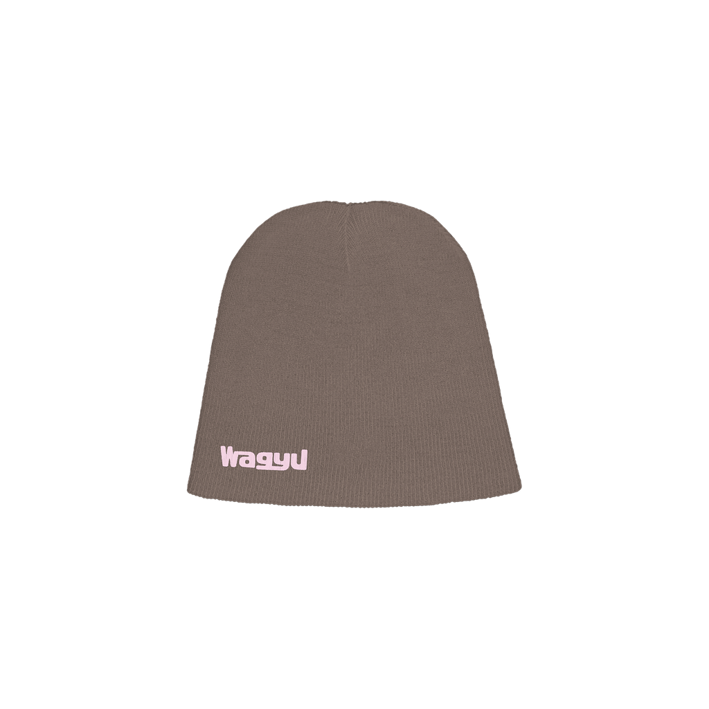 Mini Basic Logo Beanie Rust Brown