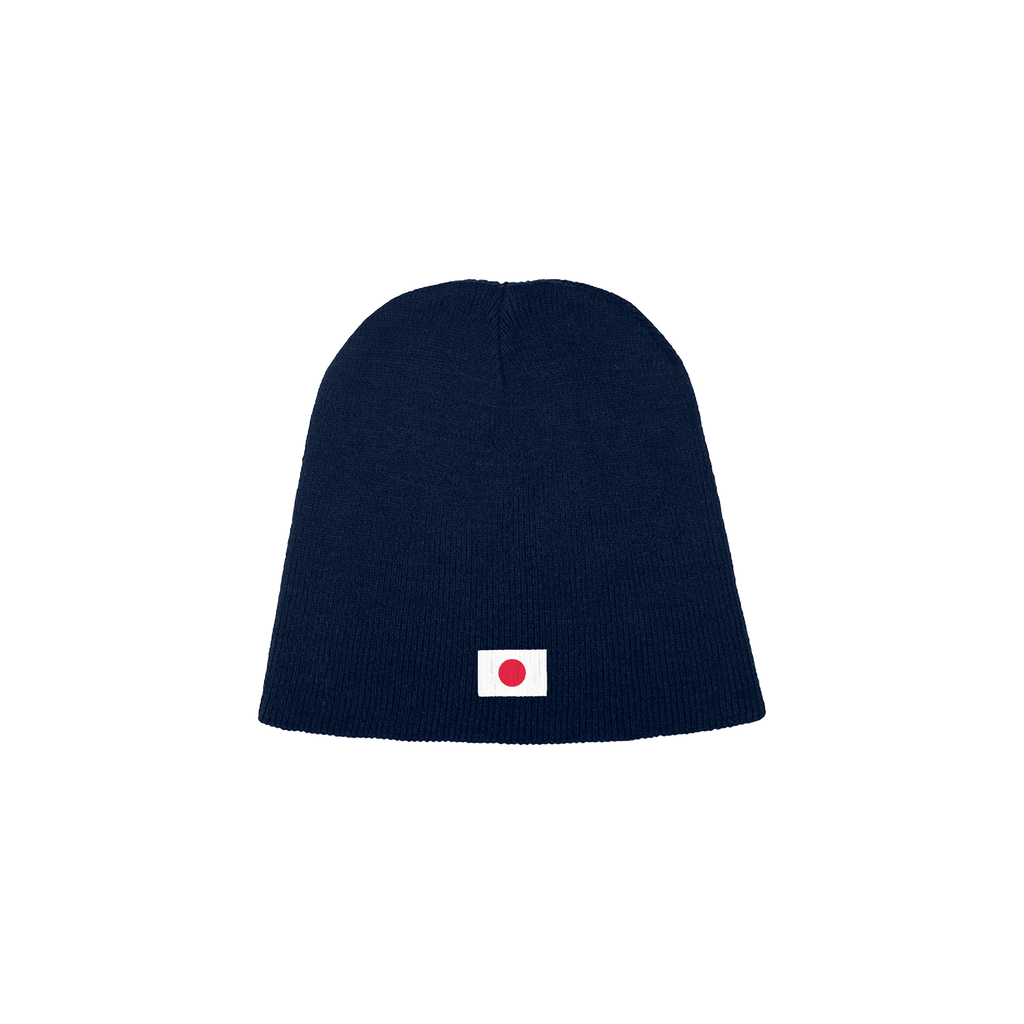 Aged* Basic Cow Beanie Navy
