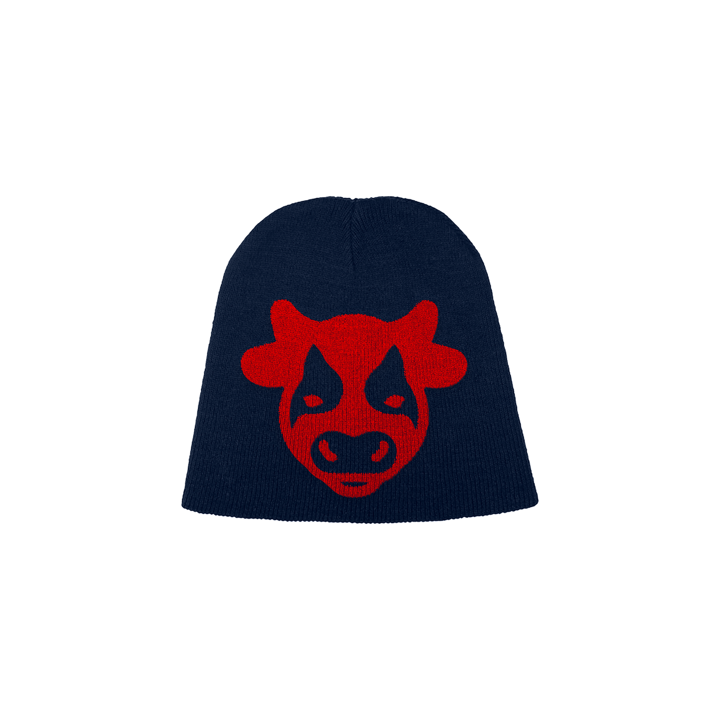 Aged* Basic Cow Beanie Navy