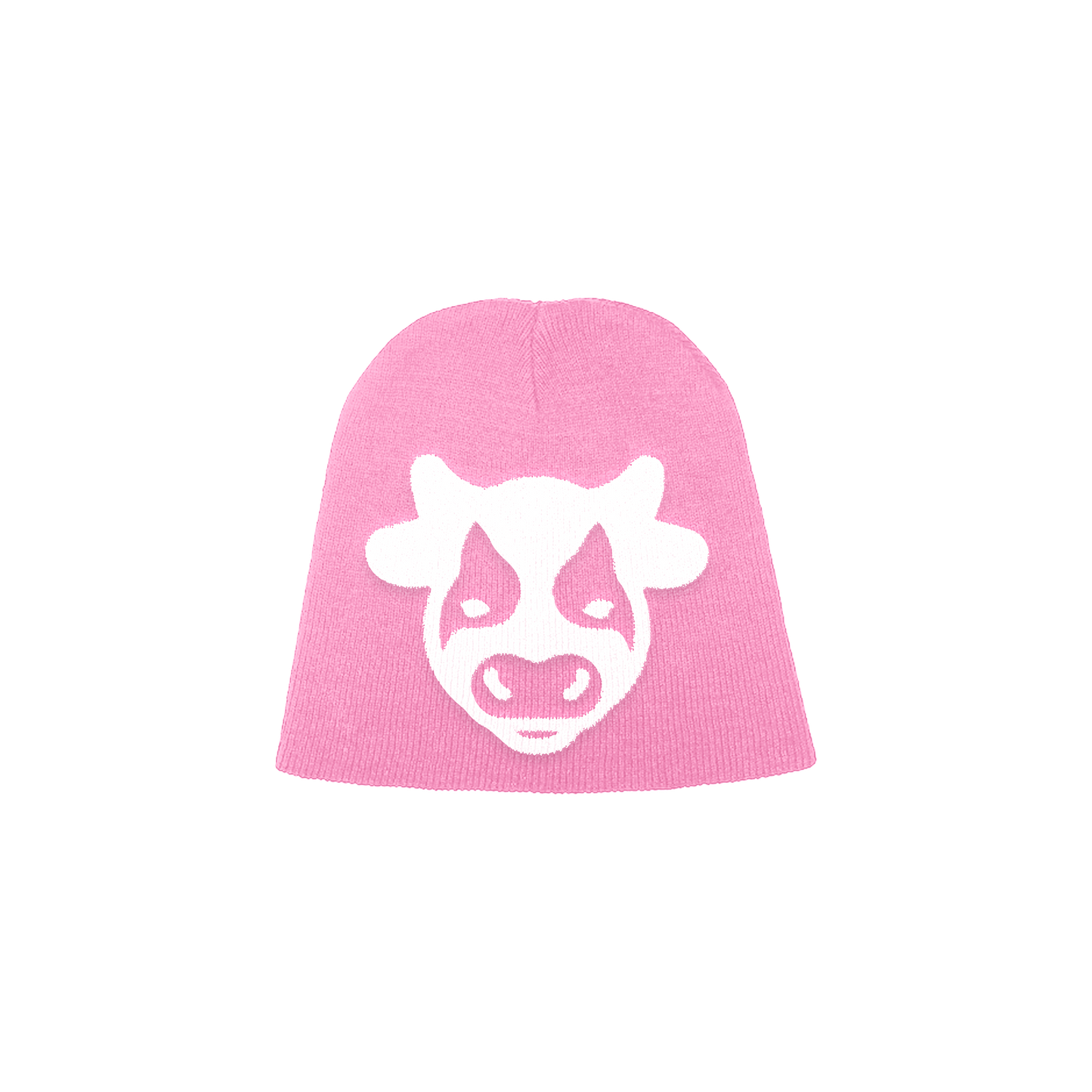 Aged* Basic Cow Beanie Pink