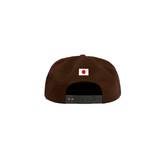 Sticker 6-Panel Cap Brown