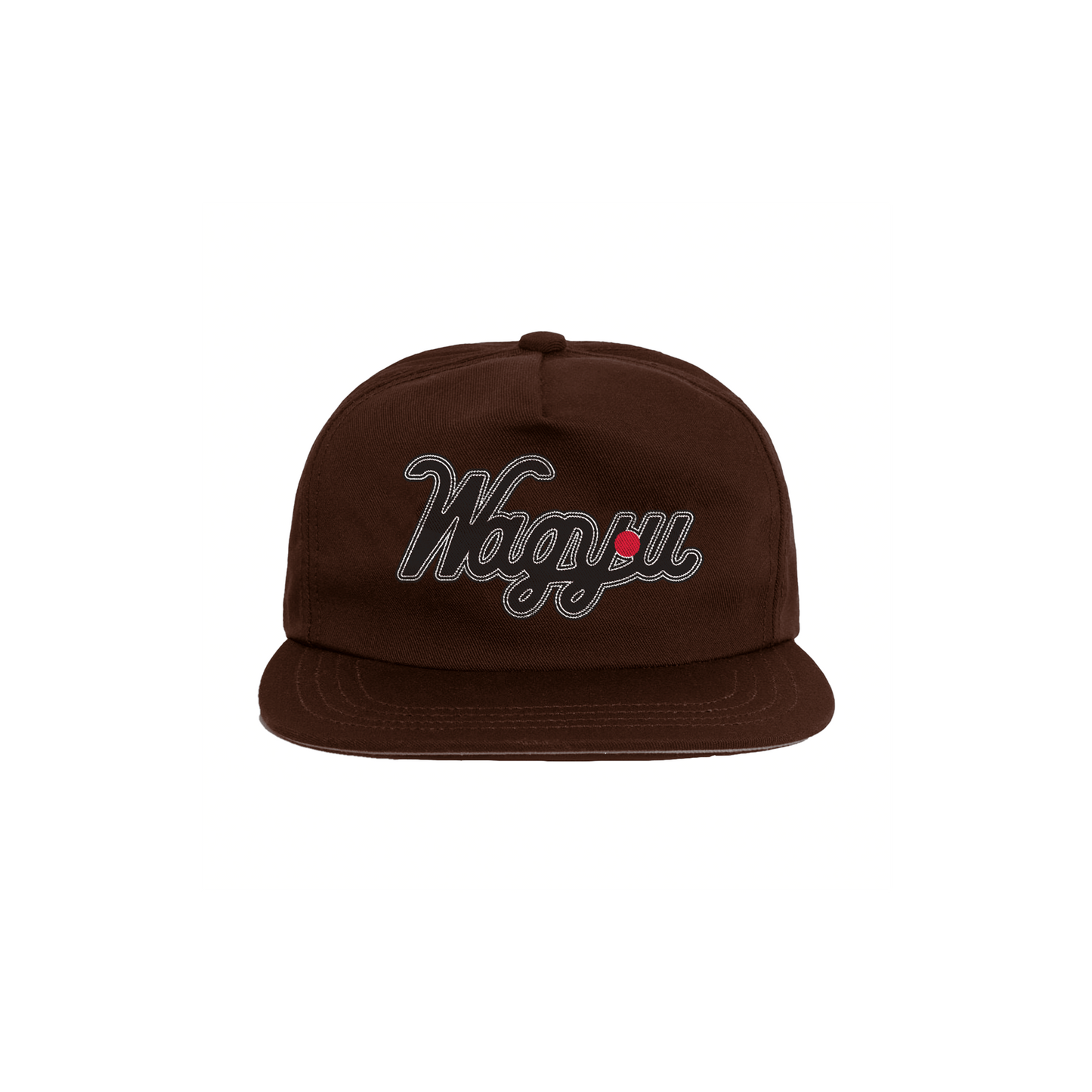 Sticker 6-Panel Cap Brown