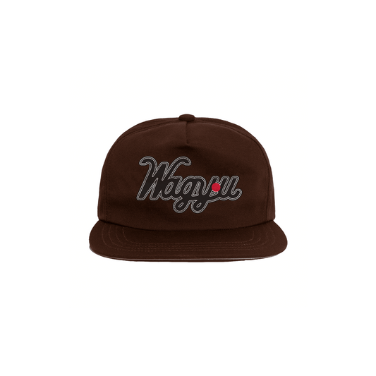 Sticker 6-Panel Cap Brown