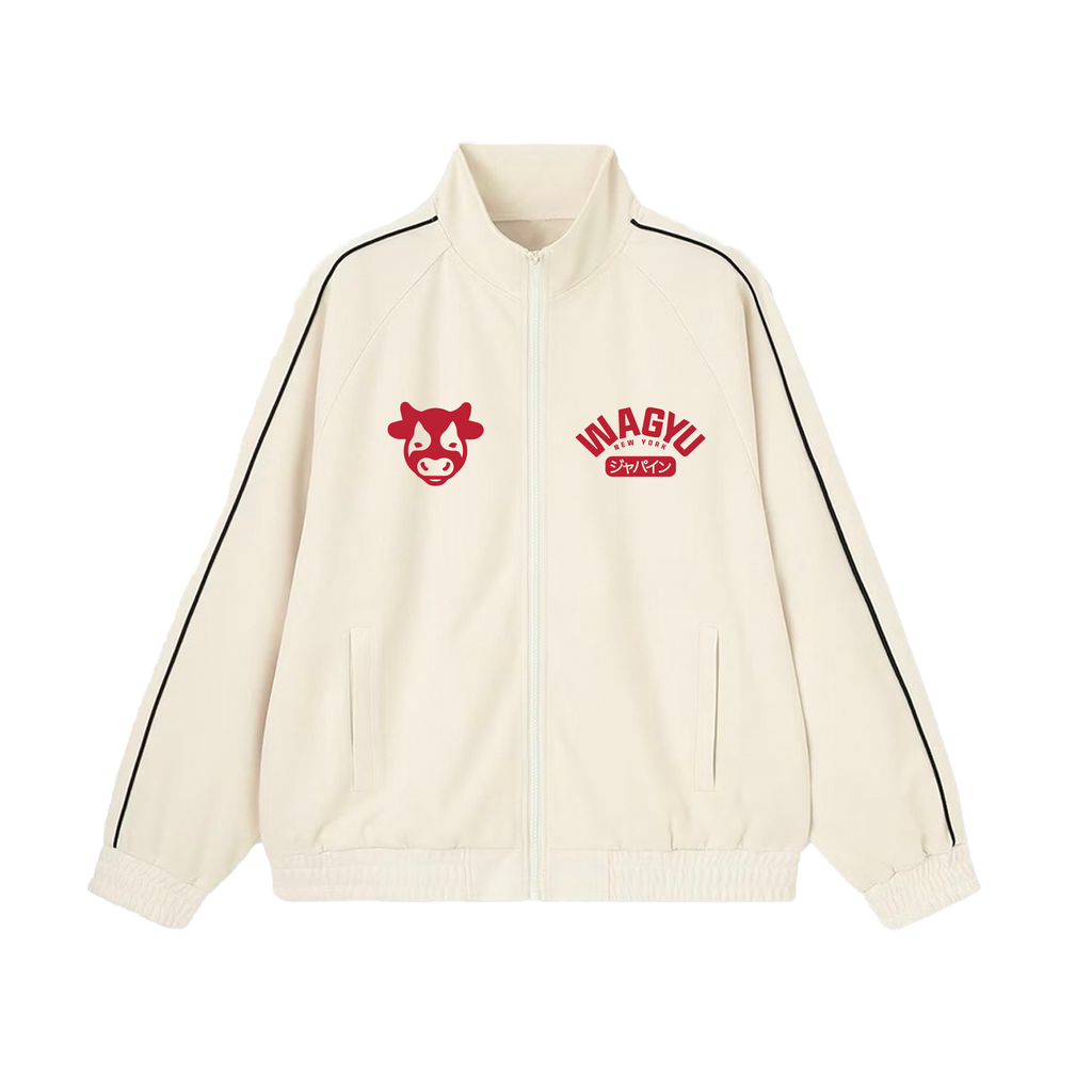 Track & Field Zip Up Bone
