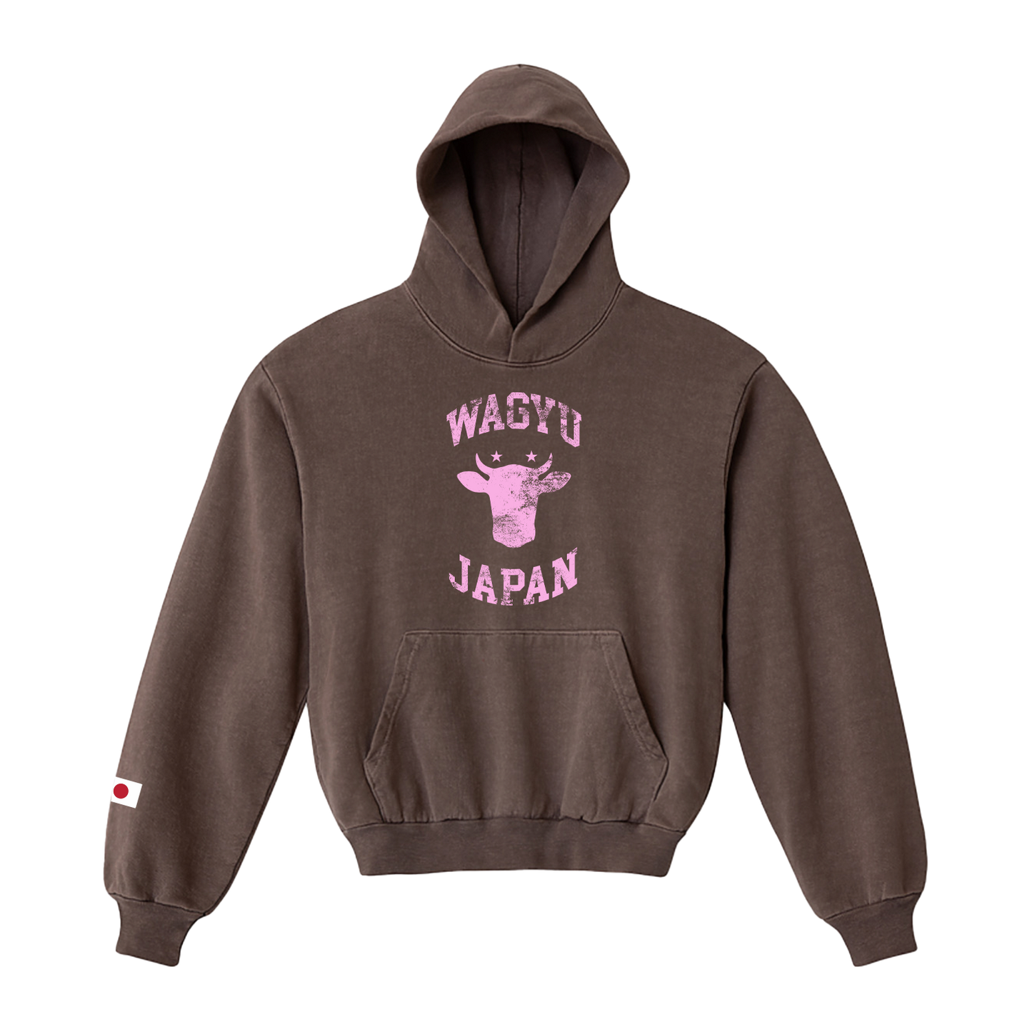 Vintage Collegiate Pullover Rust
 Brown