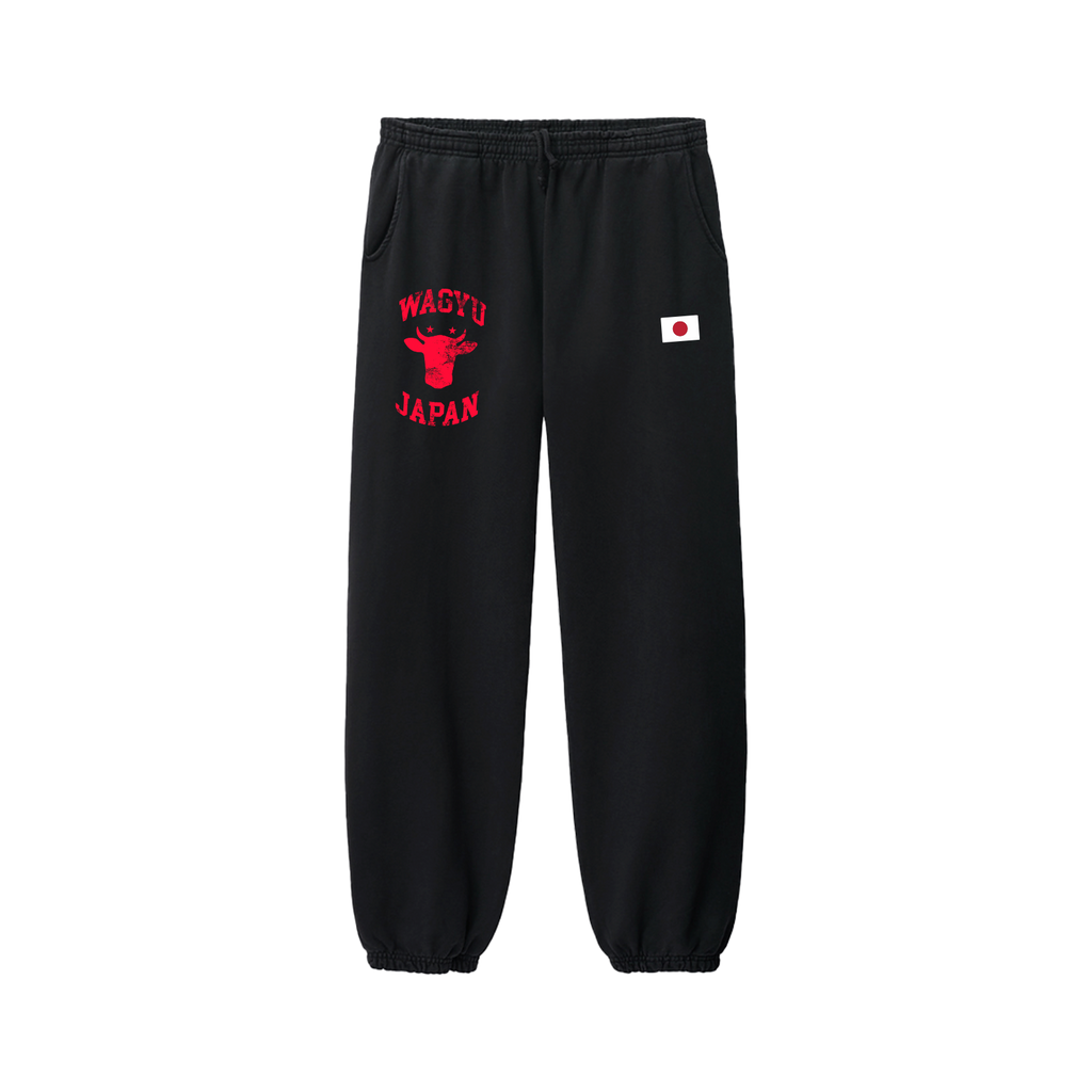 Vintage Collegiate Lounge Pants Aged Black