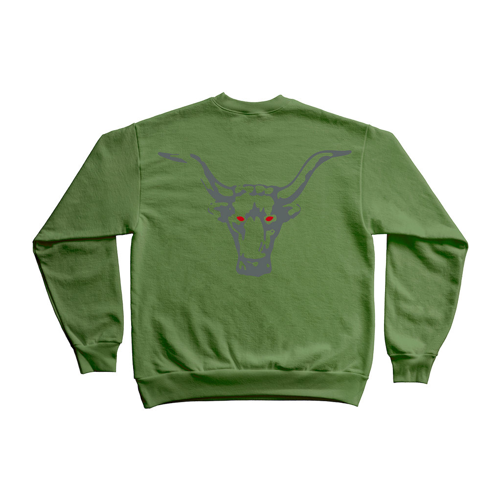 Brahma Bull Crewneck Sage