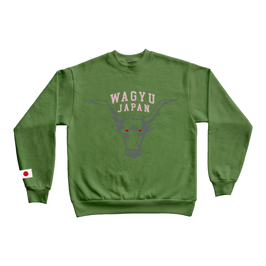 Brahma Bull Crewneck Sage