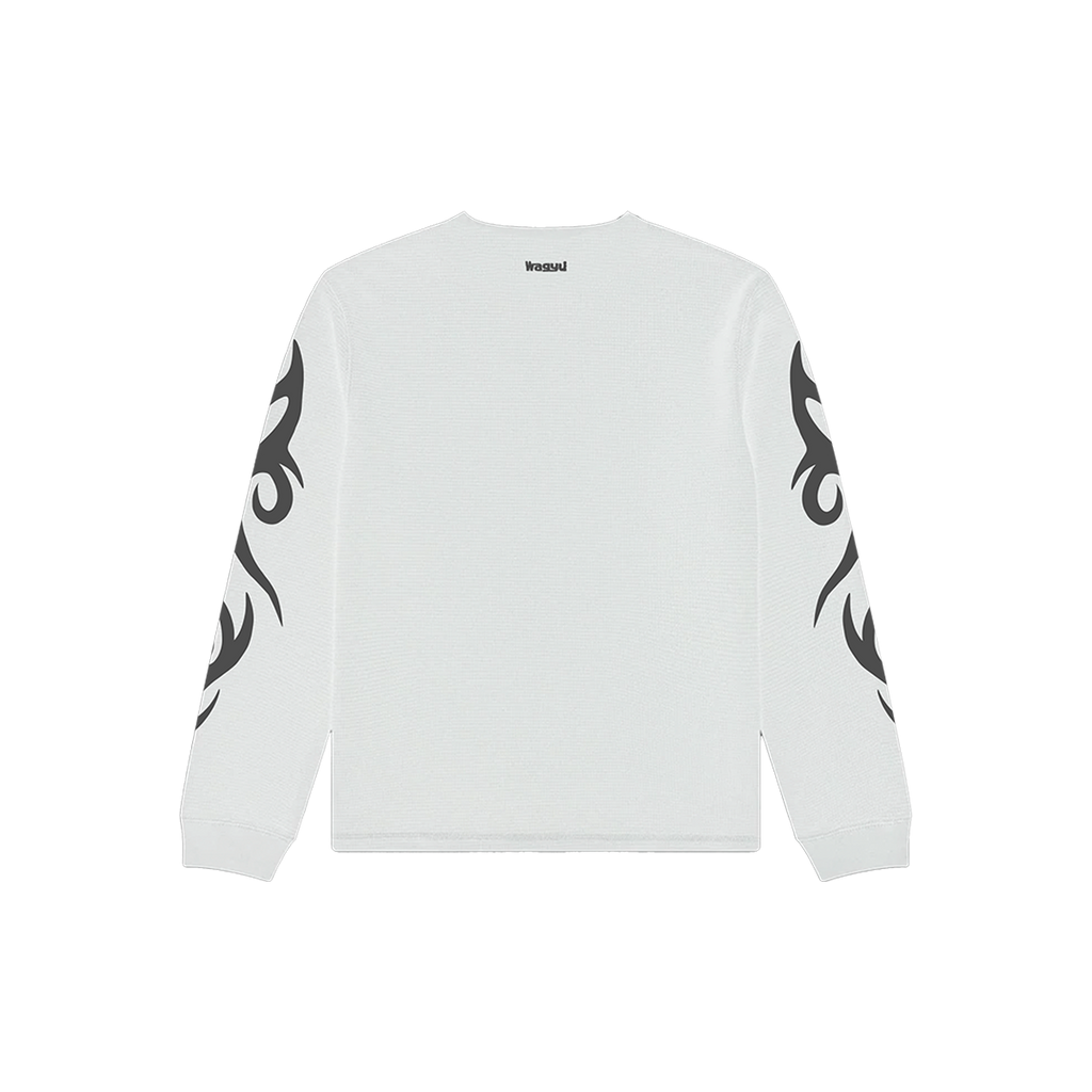 Brahma Bull Tribal Thermal White