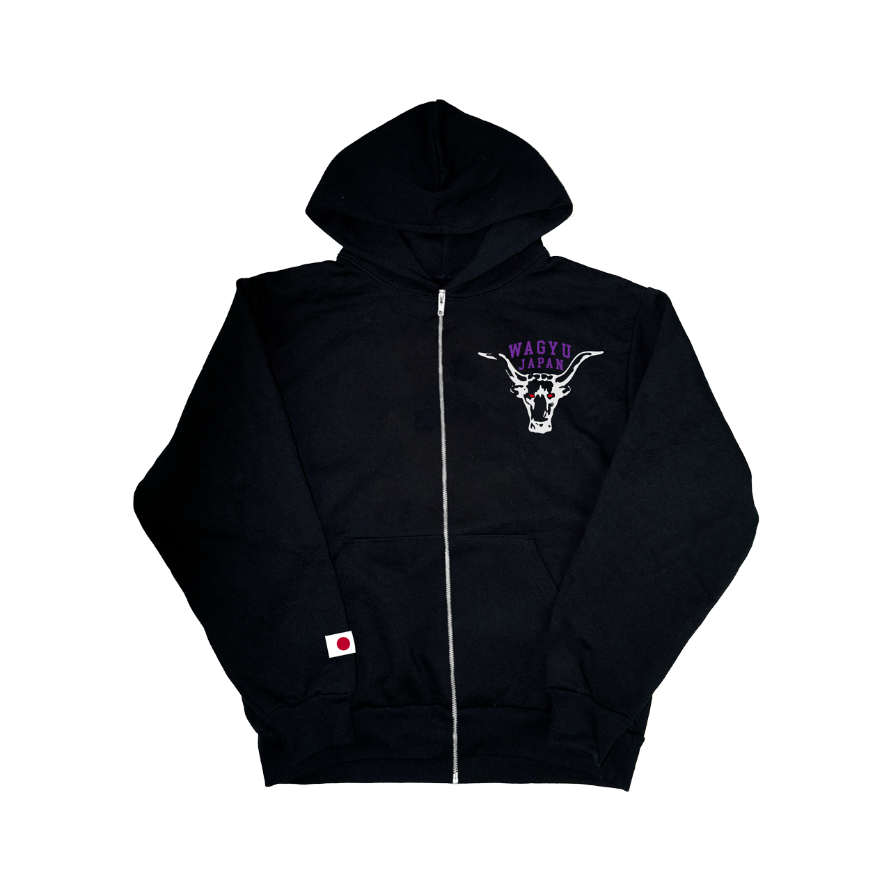 Brahma Bull Zip-up Black